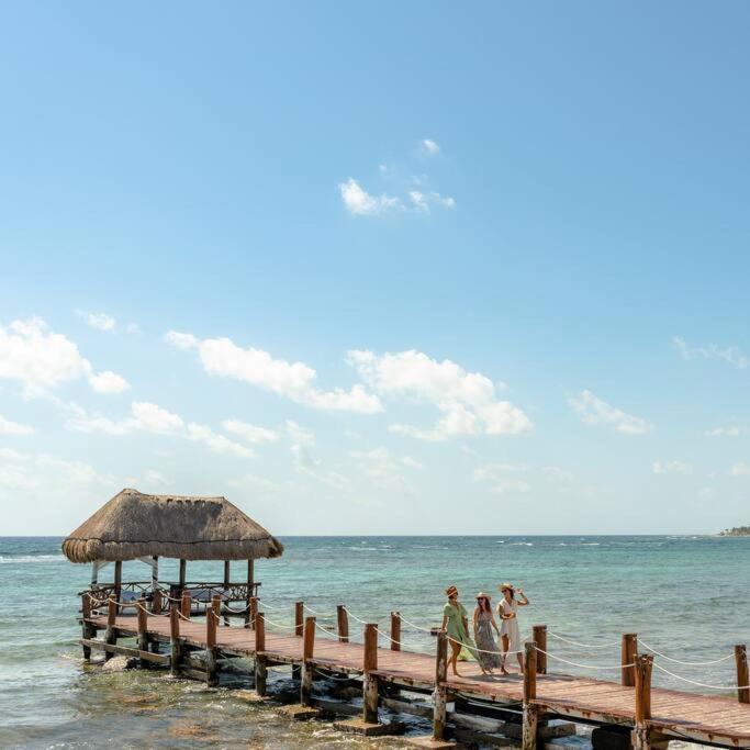 Casa Blanca By The Caribbean Sea Apartment Акумал Екстериор снимка